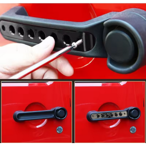 SK-Import Türgriffabdeckung Schwarz Stahl Jeep Wrangler