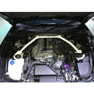 Ultra Racing Vorne Domstrebe 4 Punkt Weiss Stahl Mazda MX-5