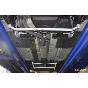 Ultra Racing Hinten Tie-Bar 2 Punkt Weiss Stahl Fiat 500, 595