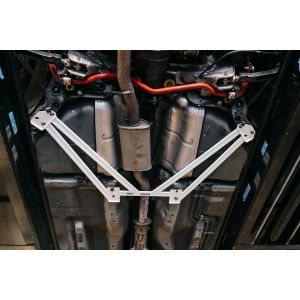 Ultra Racing Hinten Crossmember Bügel 4 Punkt Weiss Stahl Nissan 350Z