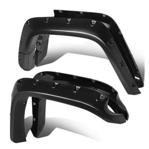 ABS Dynamics Vorne und Hinten Kotflügelverbreiterung Flaches Schwarz ABS Plastik Toyota FJ Cruiser