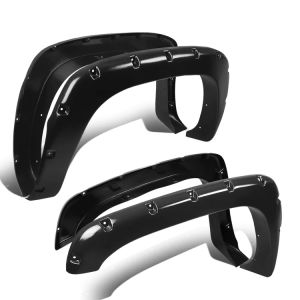 ABS Dynamics Vorne und Hinten Kotflügelverbreiterung Flaches Schwarz ABS Plastik Chevrolet Silverado