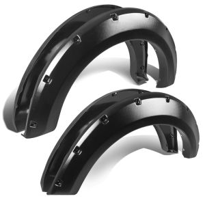 ABS Dynamics Vorne und Hinten Kotflügelverbreiterung Pocket Rivet Style Schwarz ABS Plastik Ford F150