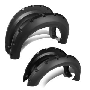 ABS Dynamics Vorne und Hinten Kotflügelverbreiterung Flaches Schwarz ABS Plastik Ford F150