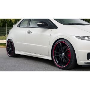 X-Form Seitenschweller Mugen Style Schwarz ABS Plastik Honda Civic