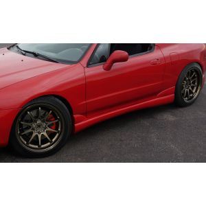 X-Form Seitenschweller Schwarz Glänzend ABS Plastik Honda Del Sol