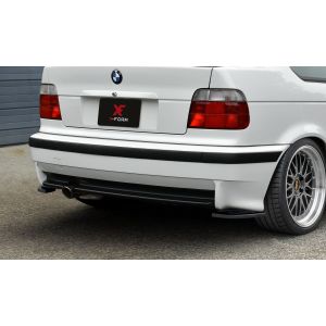 X-Form Hinten Spoilerlippe Schwarz Glänzend ABS Plastik BMW 3-serie