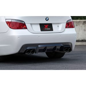 X-Form Hinten Spoilerlippe Schwarz Glänzend ABS Plastik BMW 5-serie