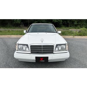 X-Form Vorne Scheinwerferabdeckungen Schwarz Glänzend ABS Plastik Mercedes E-Class