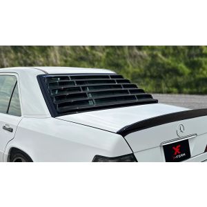 X-Form Hinten Window Louvers V2 Schwarz Glänzend ABS Plastik Mercedes E-Class