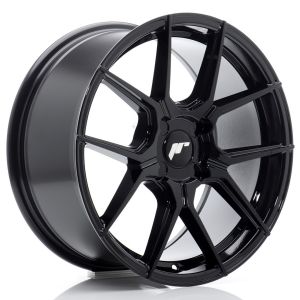 JR-Wheels JR30 Felgen 17 Zoll 8J ET20-40 Custom PCD Flow Form Gloss Black