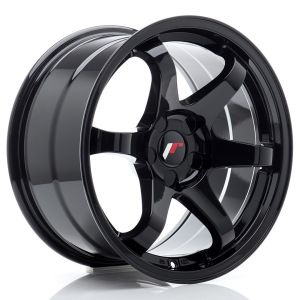 JR-Wheels JR3 Felgen 17 Zoll 9J ET20-35 Custom PCD Guss Gloss Black