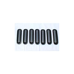 SK-Import Grill-Blende Schwarz ABS Plastik Jeep Wrangler