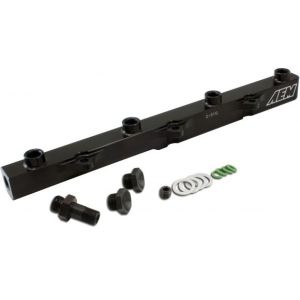 AEM Einspritzleiste High Volume Schwarz Aluminium Honda S2000