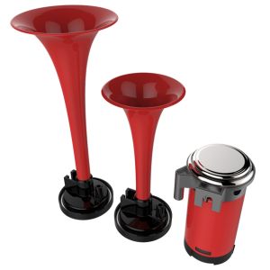 SK-Import Lufthorn Rot 76mm ABS Plastik
