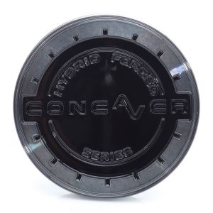 Concaver Nabendeckel Schwarz