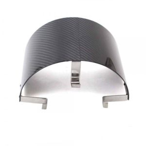 SK-Import Hitzeschild Carbon Look Edelstahl