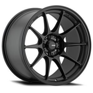 König Dekagram Felgen 15 Zoll 10J ET25 4x100 Flow Form Semi Flat Black