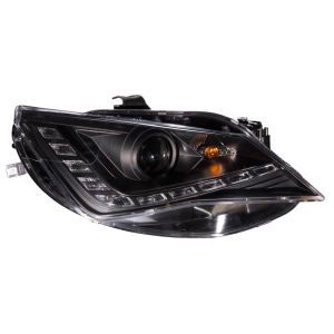 SK-Import Scheinwerfer DRL Schwarzes Gehäuse Seat Ibiza