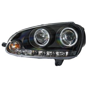SK-Import Scheinwerfer Angel Eyes Schwarzes Gehäuse Volkswagen Golf