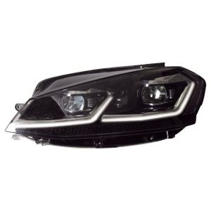 SK-Import Scheinwerfer Schwarzes Gehäuse Volkswagen Golf Facelift