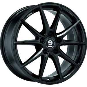 Sparco DRS Felgen 18 Zoll 8J ET35 5x112 Glanz Schwarz