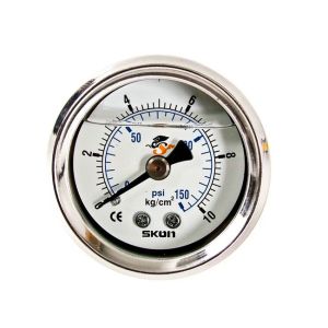 D1 Spec Benzindruckanzeige Weiss