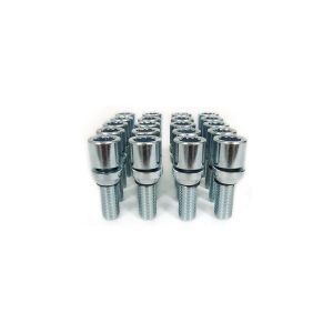 SK-Import Radschrauben Star Wobble Bolts Silber Stahl M12x1.25