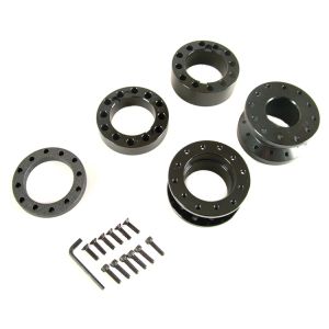D1 Spec Nabenverlängerung Schwarz Aluminium