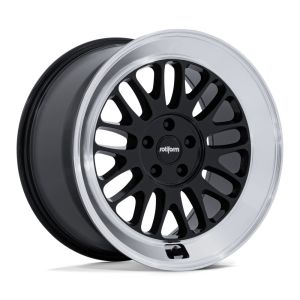 Rotiform SCP RC214 Felgen 18 Zoll 9.5J ET38 5x100 Flow Form Gloss Black Diamond Lip