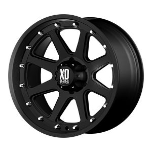 XD Wheels XD798 Addict Felgen 18 Zoll 9J ET-12 5x127 Guss Matt Black