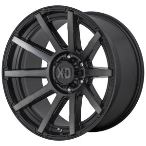 XD Wheels XD847 Outbreak Felgen 20 Zoll 9J ET18 6x139.7 Guss Satin Black W/ Grey Tint