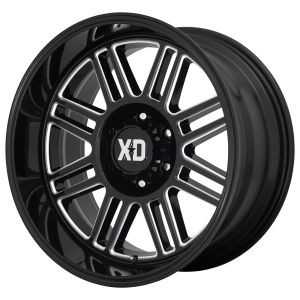 XD Wheels XD850 Cage Felgen 20 Zoll 10J ET-18 5x127 Guss Gloss Black Milled