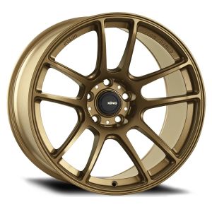 König Heliogram Felgen 17 Zoll 8.5J ET38 5x100 Flow Form Flat Bronze
