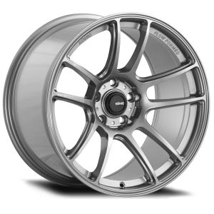 König Heliogram Felgen 18 Zoll 9.5J ET35 5x112 Flow Form Titanium Metallic