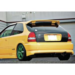 SK-Import Hinten Spoilerlippe Chargespeed Style Schwarz ABS Plastik Honda Civic