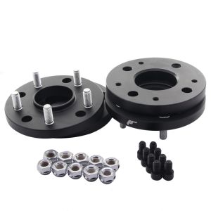 JR-Wheels Spurplatten JRWA4 Schwarz Aluminium
