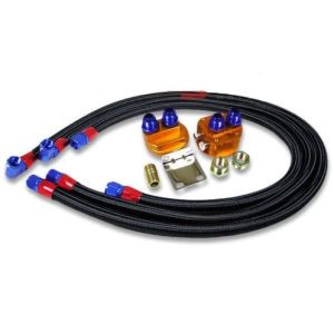 SK-Import Ölfilter relocation Kit Schwarz