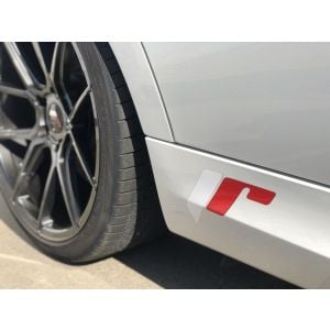JR-Wheels Aufkleber Full Color Rot - Weiss