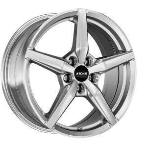 Ronal R69 Felgen 17 Zoll 7.5J ET52 5x112 Platinum Silver