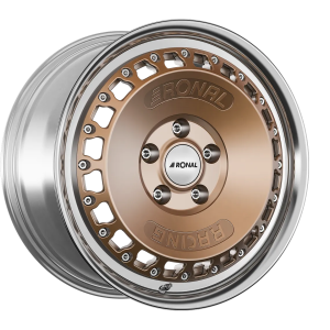Ronal RR10 Felgen 16 Zoll 7.5J ET35 5x100 2-teilige Konstruktion Matt Bronze