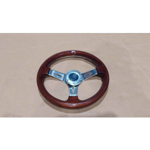 NRG Innovations Lenkrad ZWEITE CHANCE Chrom 330mm Holz