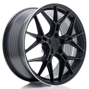 JR-Wheels JR51 Felgen 20 Zoll 8.5J ET20-45 Custom PCD Flow Form Satin Black, Machined Lip