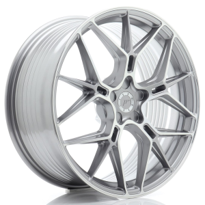 JR-Wheels JR51 Felgen 20 Zoll 9J ET20-51 Custom PCD Flow Form Silver Machined Face