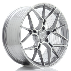 JR-Wheels JR51 Felgen 20 Zoll 10J ET20-45 Custom PCD Flow Form Silver Machined Face