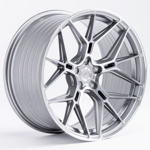 JR-Wheels JR51 Felgen 20 Zoll 10.5J ET15-35 Custom PCD Flow Form Silver Machined Face