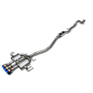 Invidia Catback System Q300TL Titanium Tip 76mm Titan Honda Civic