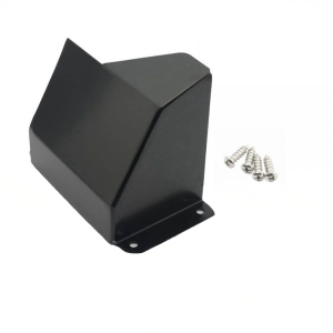 SK-Import Hitzeschild Schwarz Aluminium