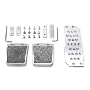 SK-Import Pedalset Mugen Style manuelles Getriebe Silber Aluminium