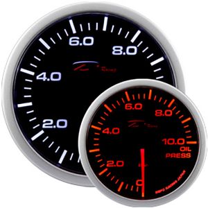 Depo Racing Anzeige WA Series Schwarz 52mm Öldruck